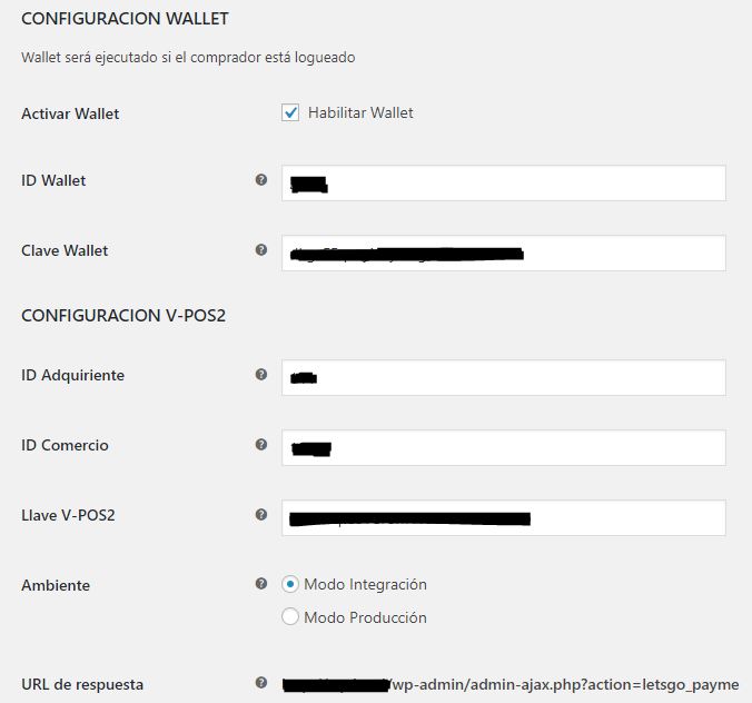 configuracion wallet woocommerce payme