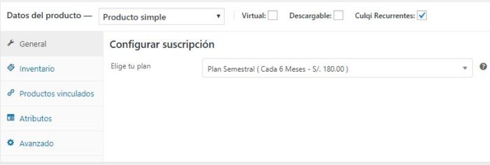 Woocommerce Culqi Suscripciones - Image 4